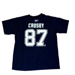 NHL Pittsburgh Penguins Youth LG Sydney Crosby Graphic Jersey Style T-shirt